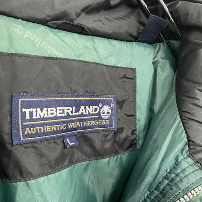 90s　Timberland　ティンバーランド　ダウンジャケット　ヴィンテージ　黒　ブラック　Lサイズ