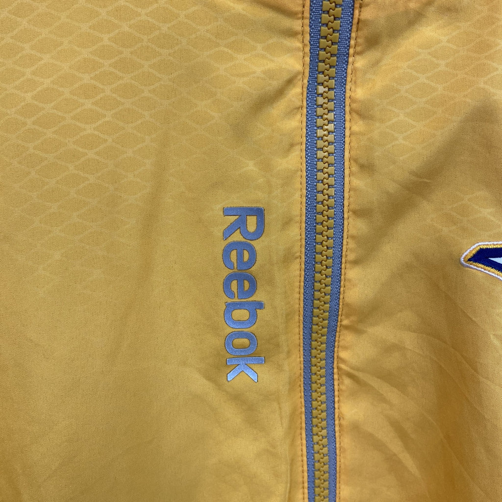 reebok　リーボック　プルオーバージャケット　ハーフジップ　プレデターズ　NHL　黄　イエロー　Mサイズ