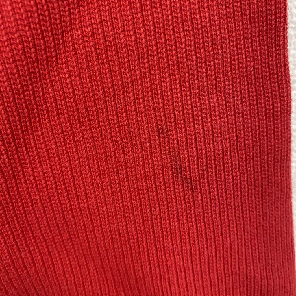 90s　NIKE　ナイキ　コットンニットセーター　ヴィンテージ　赤　レッド　XLサイズ