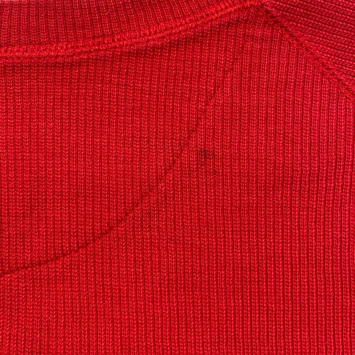 90s　NIKE　ナイキ　コットンニットセーター　ヴィンテージ　赤　レッド　XLサイズ