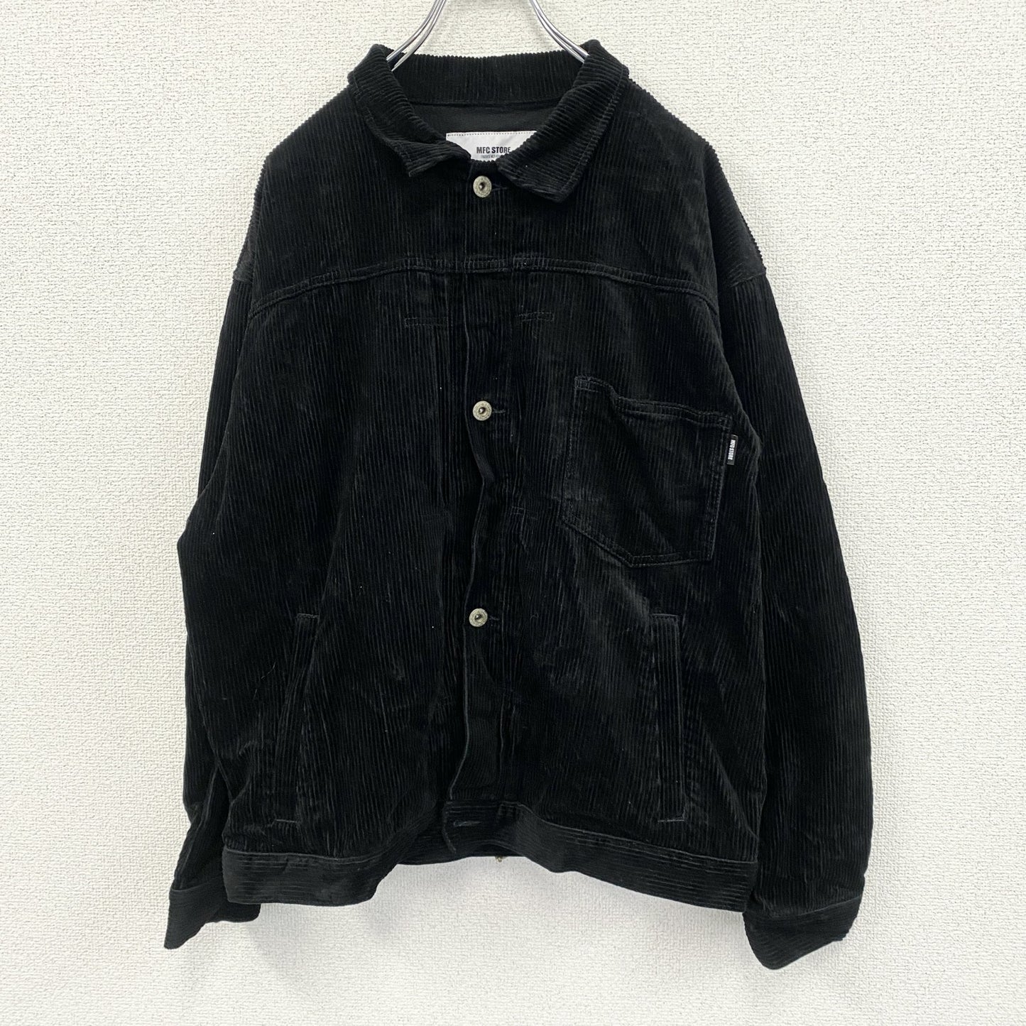 MFC STORE　DOBON　1stタイプ　コーデュロイジャケット/トラッカージャケット　黒　ブラック　Lサイズ