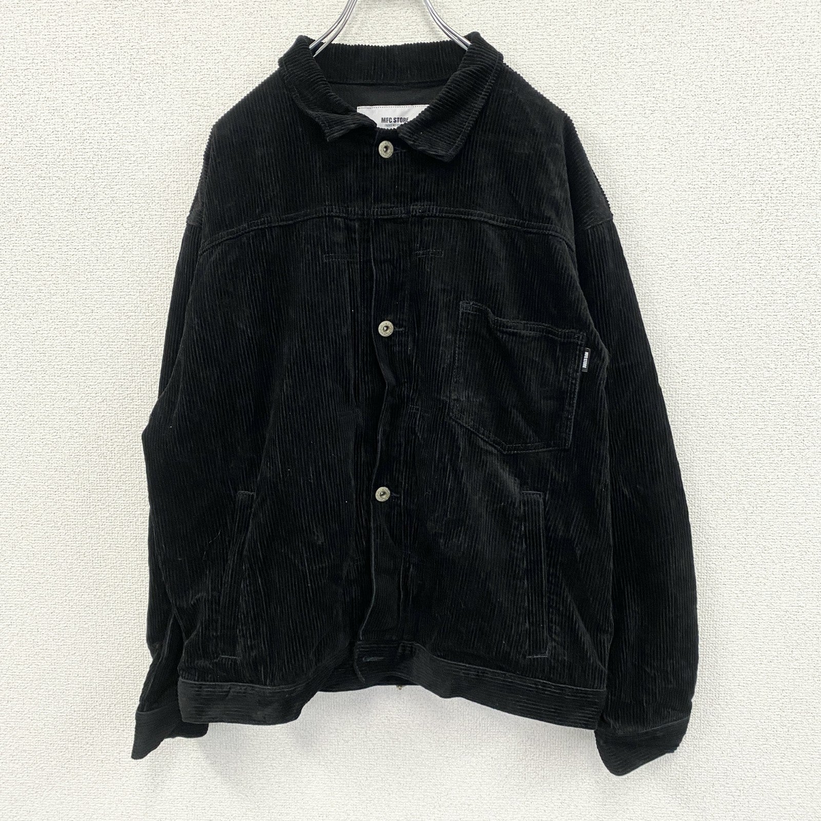 MFC STORE　DOBON　1stタイプ　コーデュロイジャケット/トラッカージャケット　黒　ブラック　Lサイズ