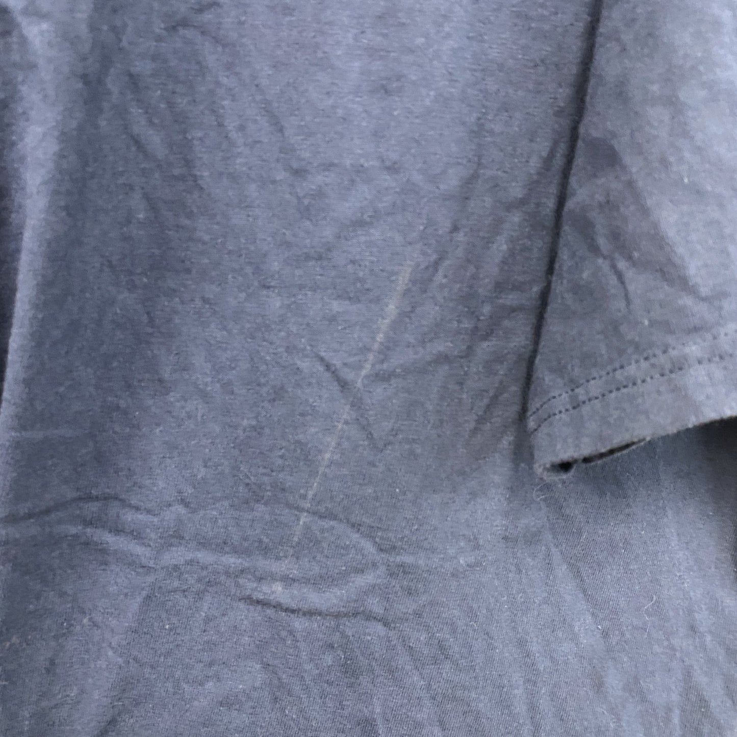 Hanes　ヘインズ　半袖プリントTシャツ　紺　ネイビー　XLサイズ