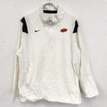 NIKE　ナイキ　プルオーバージャケット　ハーフジップ　OSU　白　ホワイト　2XLサイズ