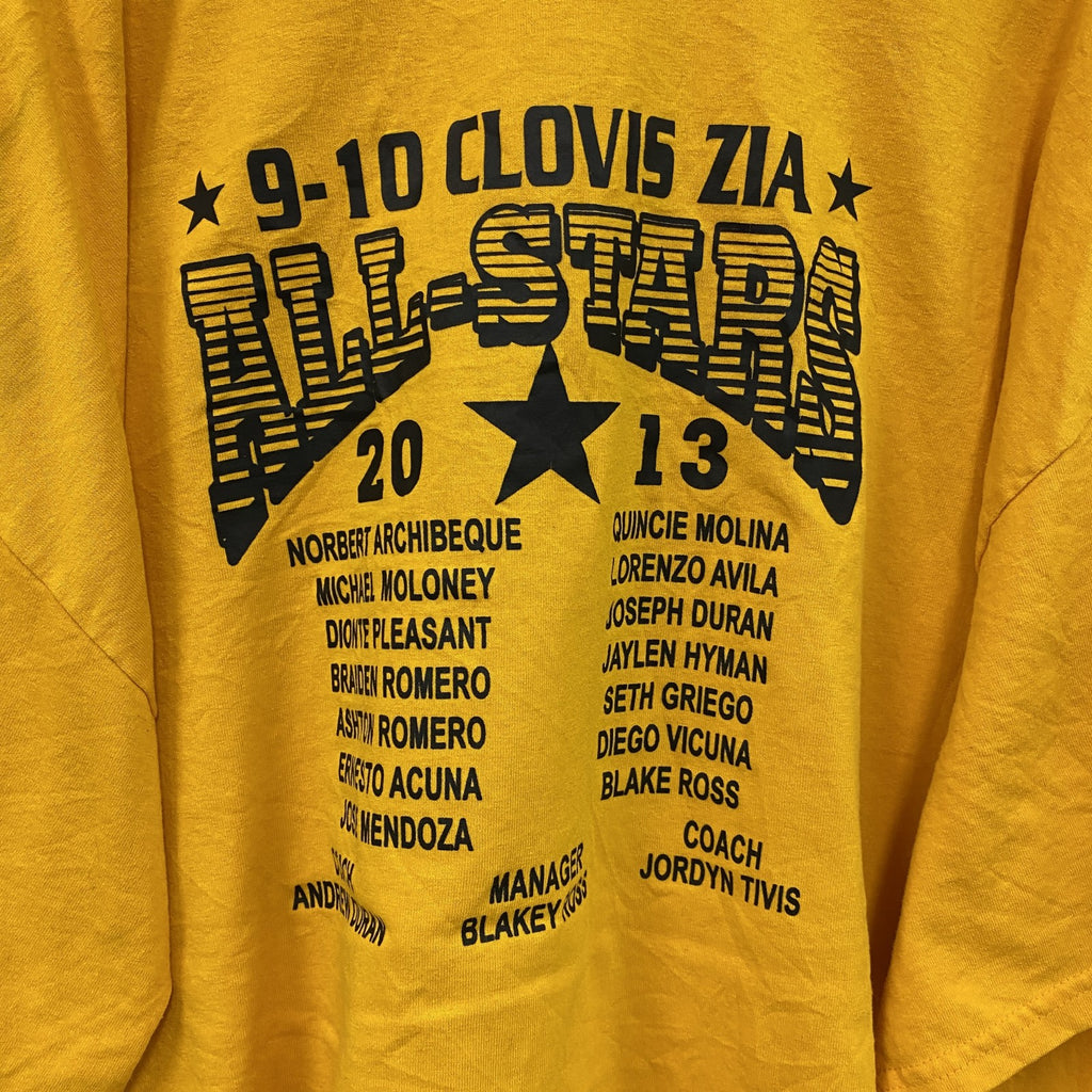 GILDAN　ギルダン　半袖プリントTシャツ　黄色　イエロー　2XLサイズ