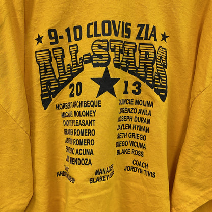 GILDAN　ギルダン　半袖プリントTシャツ　黄色　イエロー　2XLサイズ