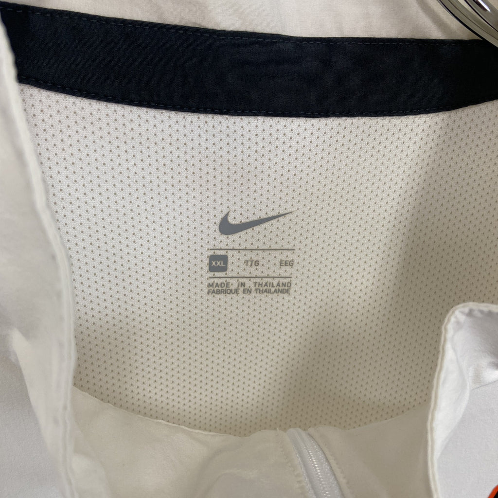 NIKE　ナイキ　プルオーバージャケット　ハーフジップ　OSU　白　ホワイト　2XLサイズ