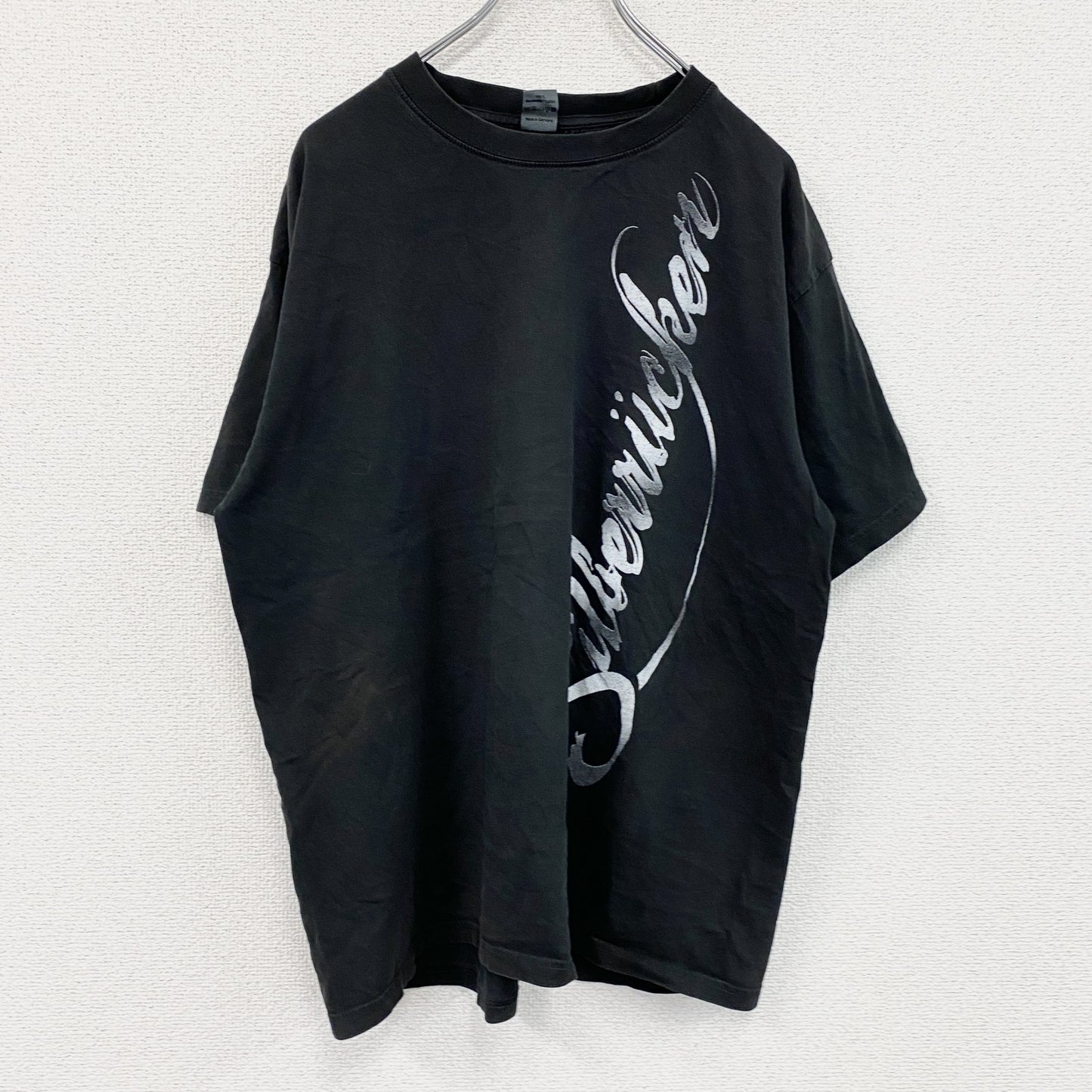 SILVERRUCKEN　ゴリラ　半袖アニマルプリントTシャツ　黒　ブラック　XLサイズ