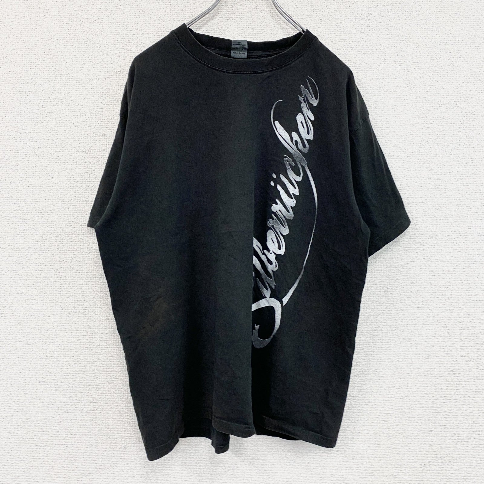 SILVERRUCKEN　ゴリラ　半袖アニマルプリントTシャツ　黒　ブラック　XLサイズ