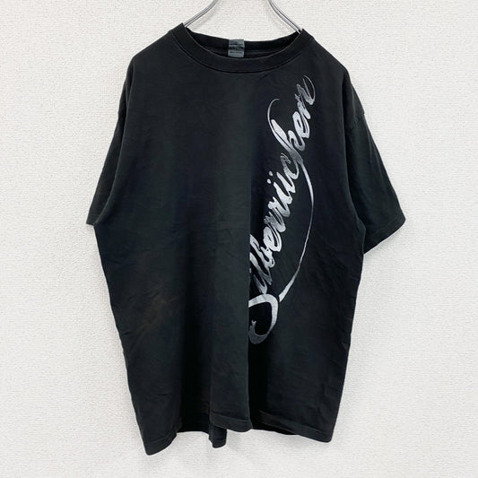 SILVERRUCKEN　ゴリラ　半袖アニマルプリントTシャツ　黒　ブラック　XLサイズ