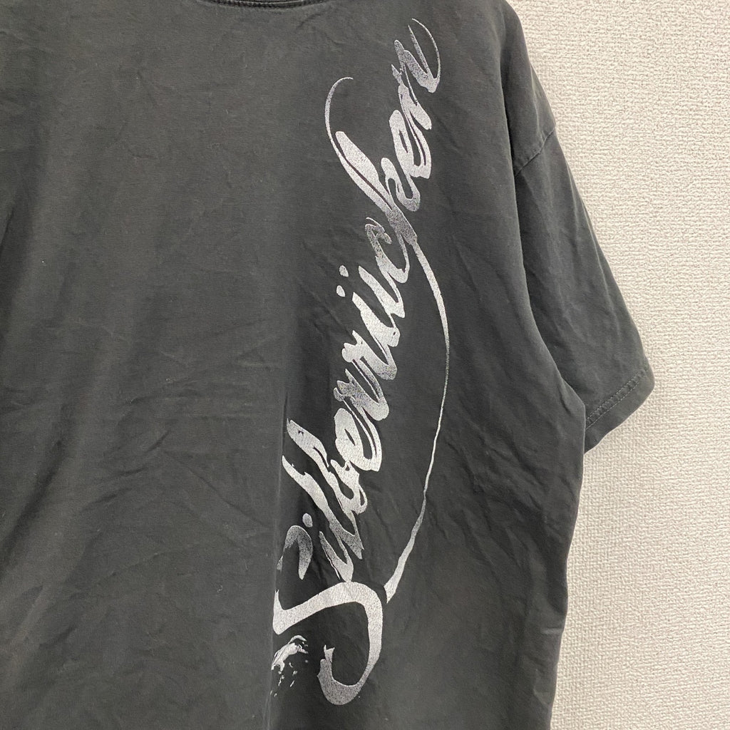 SILVERRUCKEN　ゴリラ　半袖アニマルプリントTシャツ　黒　ブラック　XLサイズ