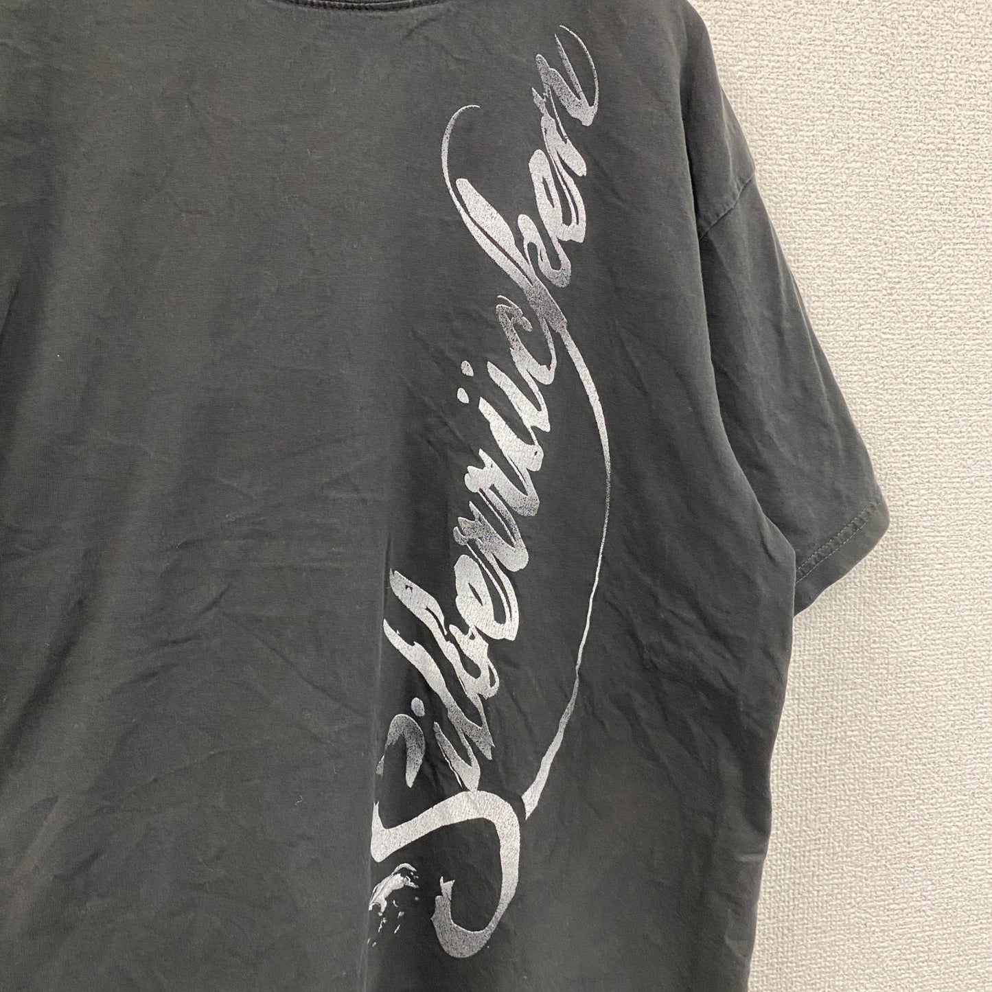 SILVERRUCKEN　ゴリラ　半袖アニマルプリントTシャツ　黒　ブラック　XLサイズ