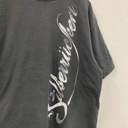 SILVERRUCKEN　ゴリラ　半袖アニマルプリントTシャツ　黒　ブラック　XLサイズ