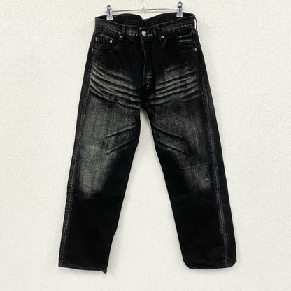 90s　Levi’s　リーバイス　501　ブラックデニムパンツ/ジーンズ　ボタンフライ　ヴィンテージ　W34サイズ