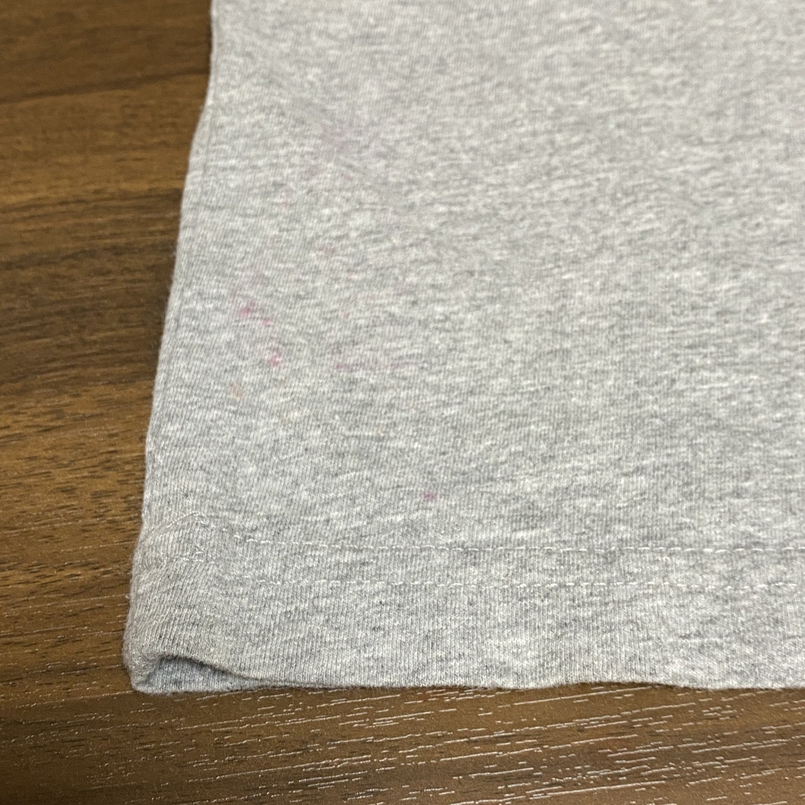 古着 used　Disney　ディズニー　半袖プリントTシャツ　グレー　Mickey　ミッキー　クルーネック　オーバーサイズ