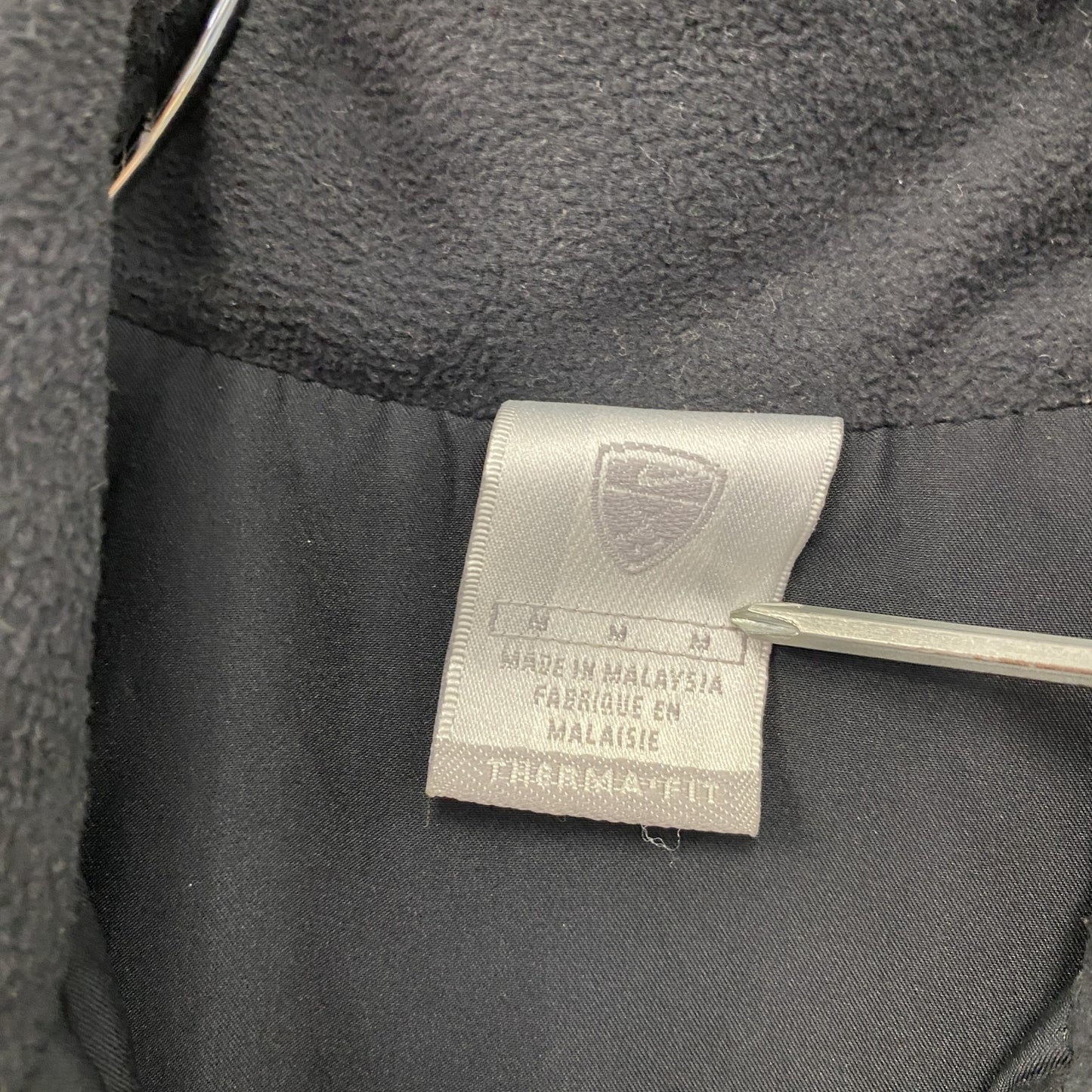 NIKE　ナイキ　THERMA-FIT　フルジップベスト　黒　ブラック　Mサイズ