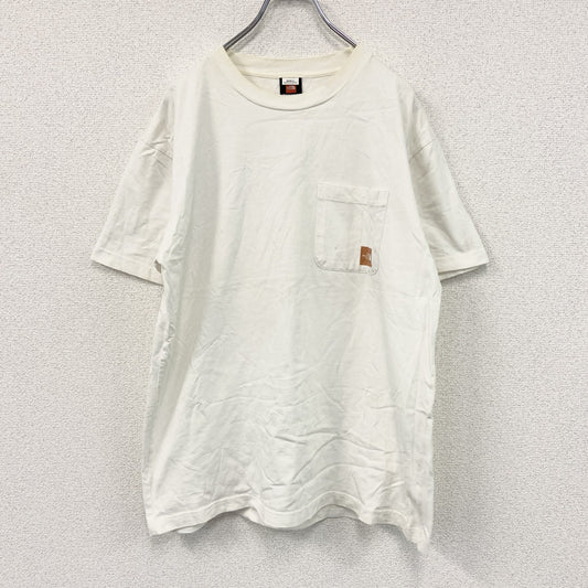 THE NORTH FACE ROCK SOLID　ザ・ノースフェイス　半袖プリントTシャツ　グリッチロゴ　白　ホワイト　Lサイズ