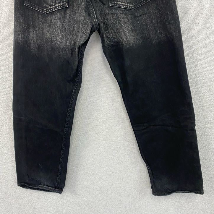 90s　Levi’s　リーバイス　501　ブラックデニムパンツ/ジーンズ　ボタンフライ　ヴィンテージ　W34サイズ