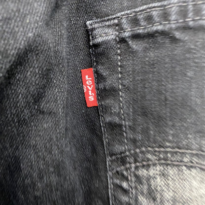 90s　Levi’s　リーバイス　501　ブラックデニムパンツ/ジーンズ　ボタンフライ　ヴィンテージ　W34サイズ