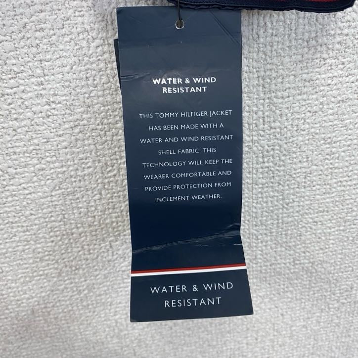 TOMMY HILFIGER　トミーヒルフィガー　フルジップナイロンジャケット　紺　ネイビー　Lサイズ