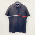 TOMMY HILFIGER　トミーヒルフィガー　半袖ポロシャツ　フェード　紺　ネイビー　XLサイズ