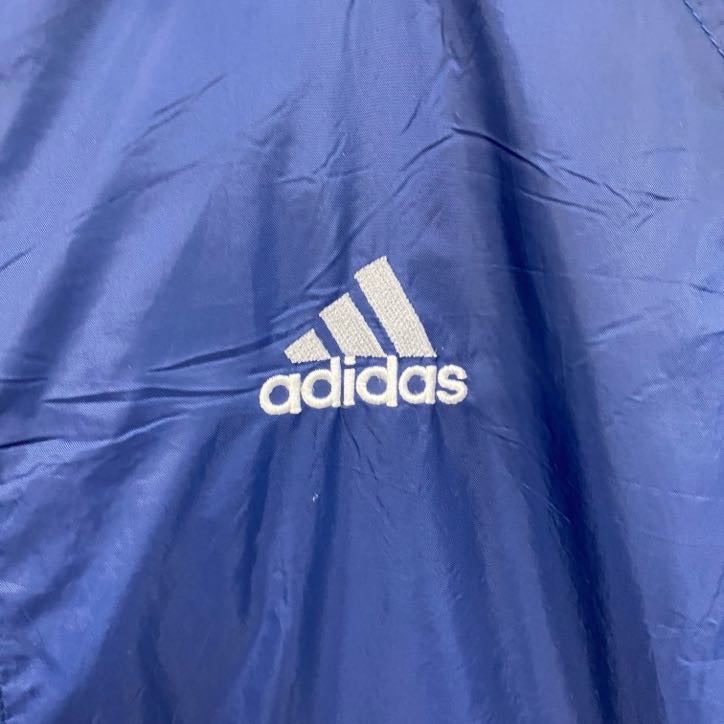 90s　adidas　アディダス　フルジップジャケット　ヴィンテージ　紺　ネイビー　XLサイズ