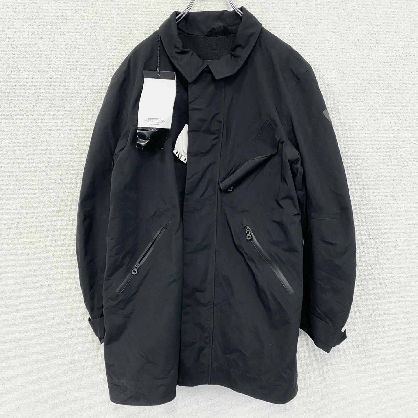 REV'IT×ZARA　レブイット　ザラ　モーターサイクルジャケット　モッズコート　タグ付き　ブラック　Lサイズ