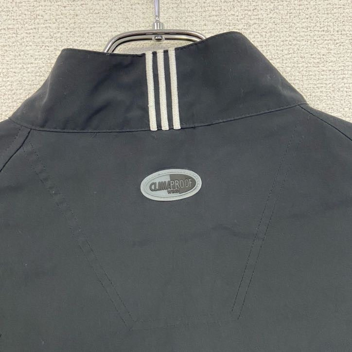 adidas　アディダス　プルオーバージャケット　ハーフジップ　黒　ブラック　Lサイズ