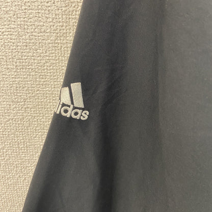 adidas　アディダス　プルオーバージャケット　ハーフジップ　黒　ブラック　Lサイズ