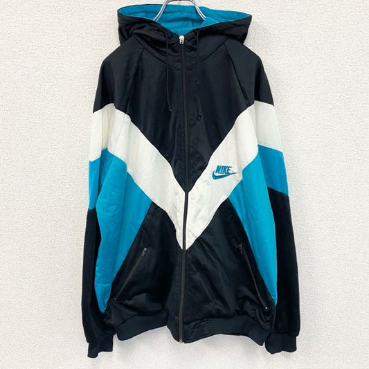 ～90s　NIKE　ナイキ　フルジップジャージパーカー/フーディー　銀タグ　ヴィンテージ　マルチカラー　XLサイズ