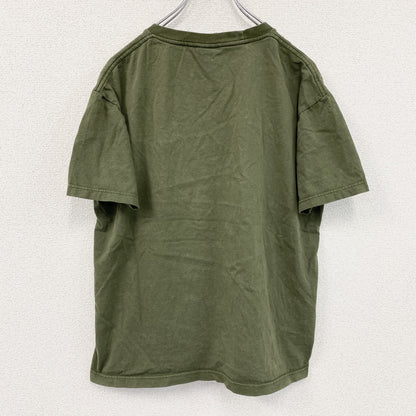 Wall Of Fame　大仏　半袖プリントTシャツ　カーキ