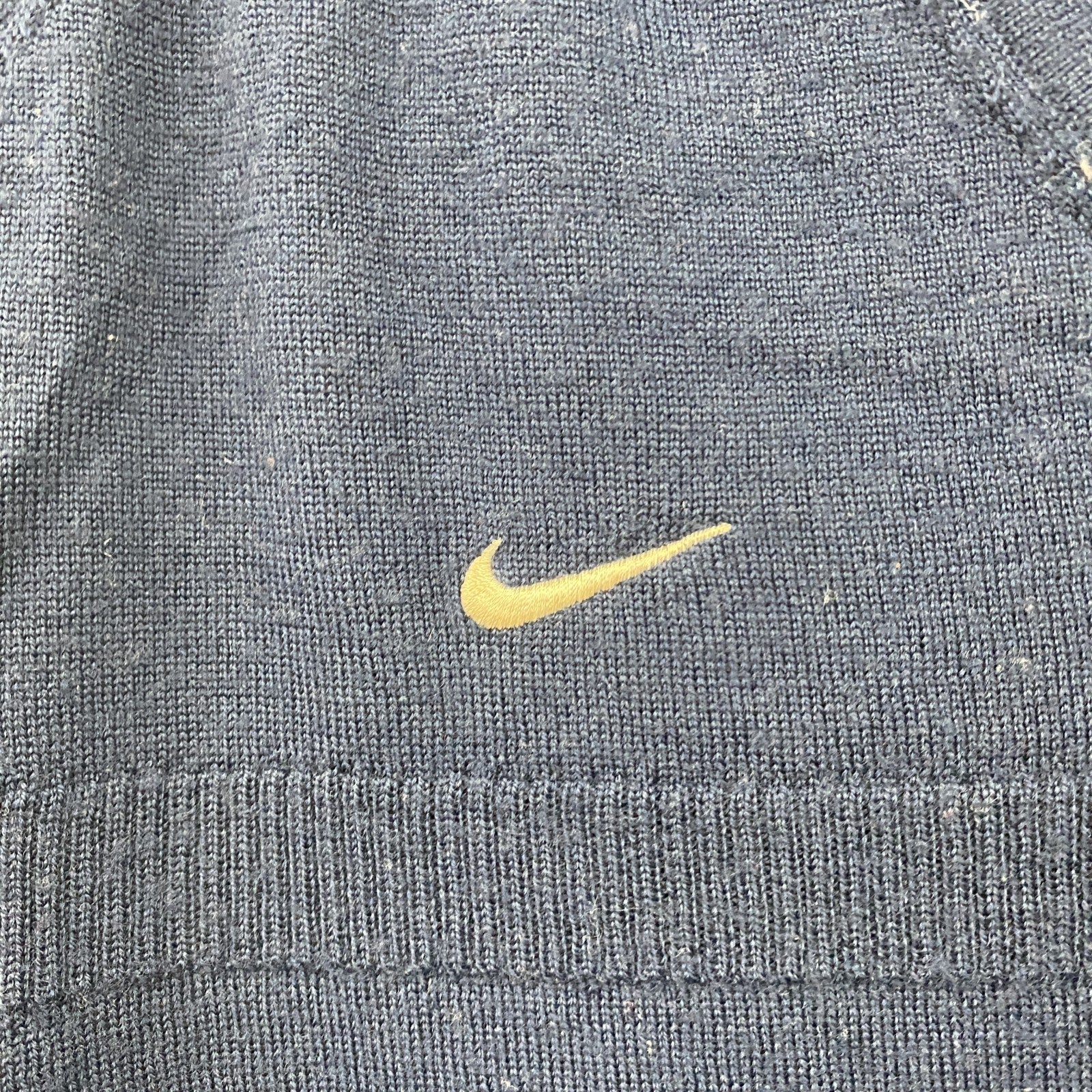 NIKE　ナイキ　ウールニットベスト　紺　ネイビー　2XLサイズ