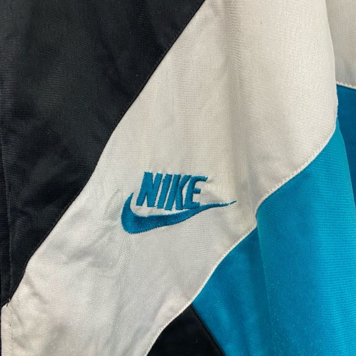 ～90s　NIKE　ナイキ　フルジップジャージパーカー/フーディー　銀タグ　ヴィンテージ　マルチカラー　XLサイズ