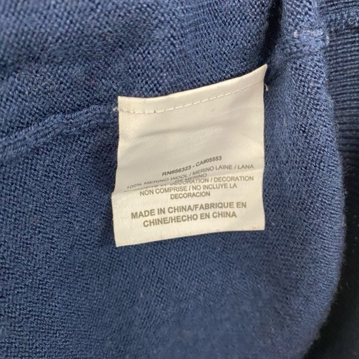 NIKE　ナイキ　ウールニットベスト　紺　ネイビー　2XLサイズ
