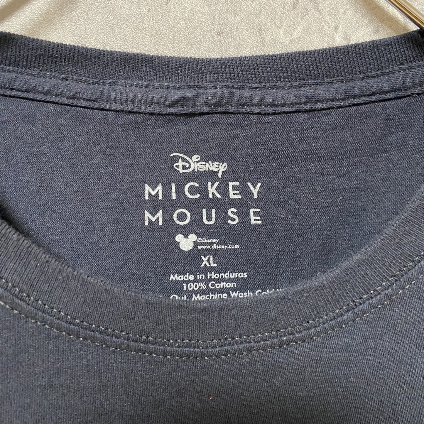 古着 used　Disney　ディズニー　半袖プリントTシャツ　黒　ブラック　Mickey　ミッキーマウス　オーバーサイズ