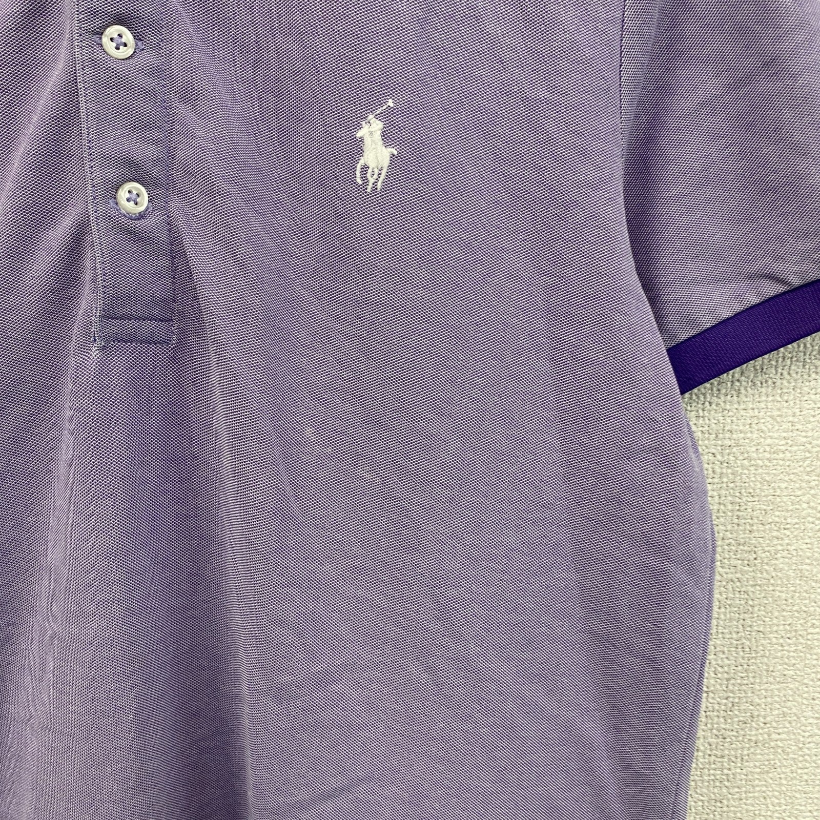 POLO GOLF RALPH LAUREN　ラルフローレン　PERFORMANCE　半袖ポロシャツ　紫　パープル　Mサイズ