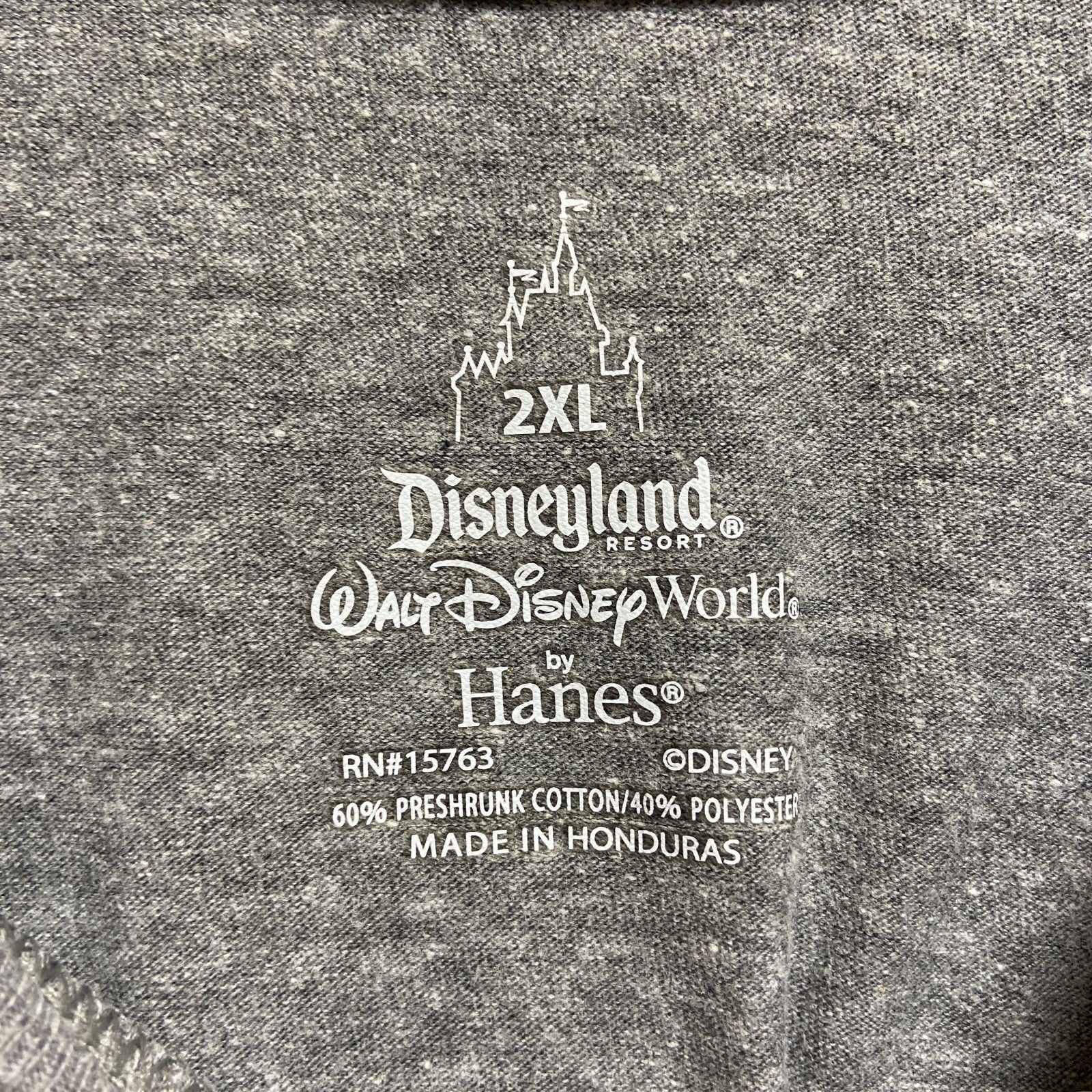 古着 used　Disney　ディズニー　Mickey mouse　ミッキーマウス　半袖プリントTシャツ　グレー　オーバーサイズ