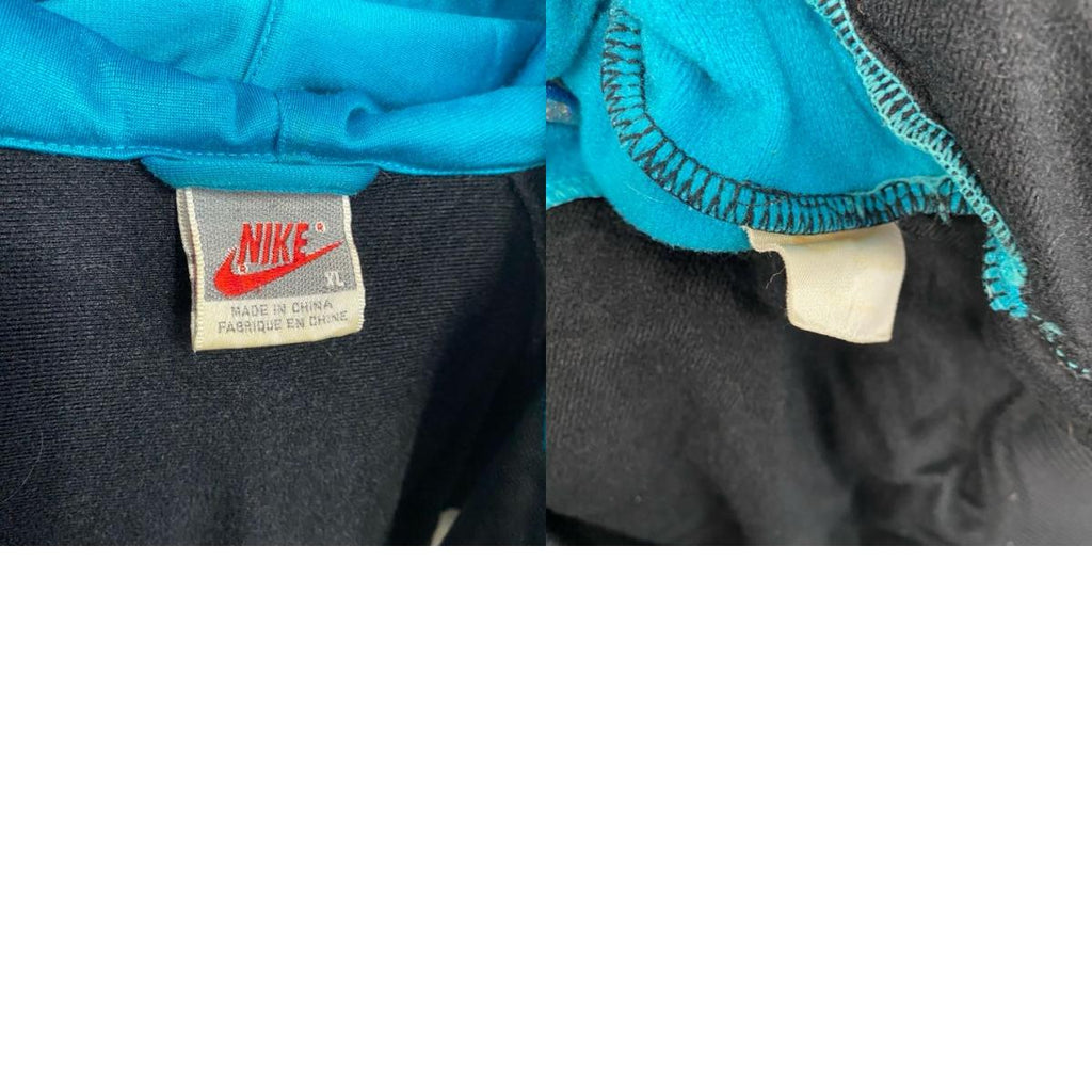 ～90s　NIKE　ナイキ　フルジップジャージパーカー/フーディー　銀タグ　ヴィンテージ　マルチカラー　XLサイズ