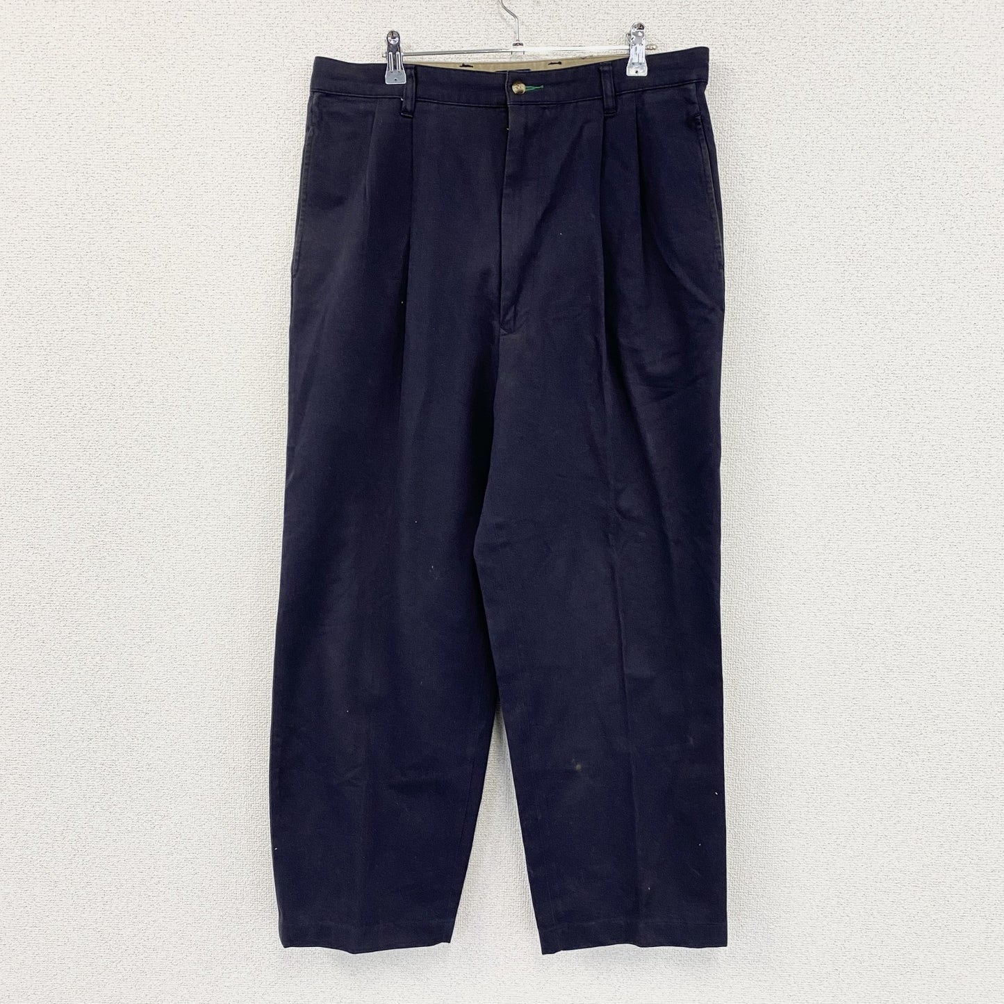 TOMMY HILFIGER　トミーヒルフィガー　ワークパンツ/チノパンツ　ジップフライ　紺　ネイビー　W36サイズ