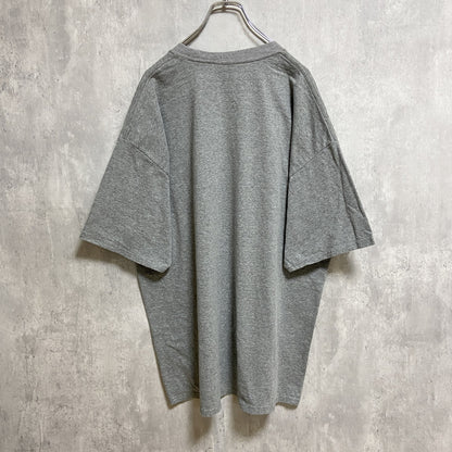 古着 used　Disney　ディズニー　Mickey mouse　ミッキーマウス　半袖プリントTシャツ　グレー　オーバーサイズ