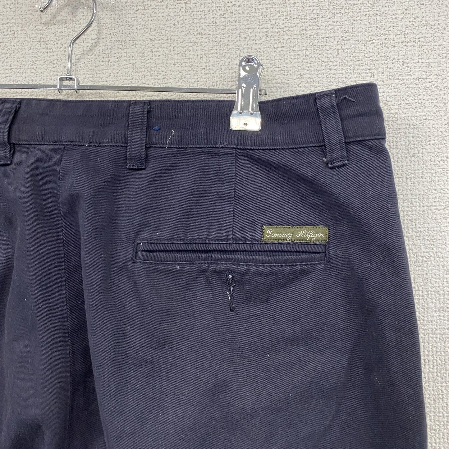 TOMMY HILFIGER　トミーヒルフィガー　ワークパンツ/チノパンツ　ジップフライ　紺　ネイビー　W36サイズ