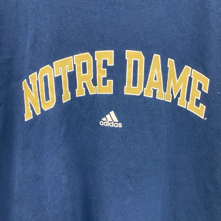 adidas　アディダス　半袖プリントTシャツ　カレッジ　紺　ネイビー　2XLサイズ