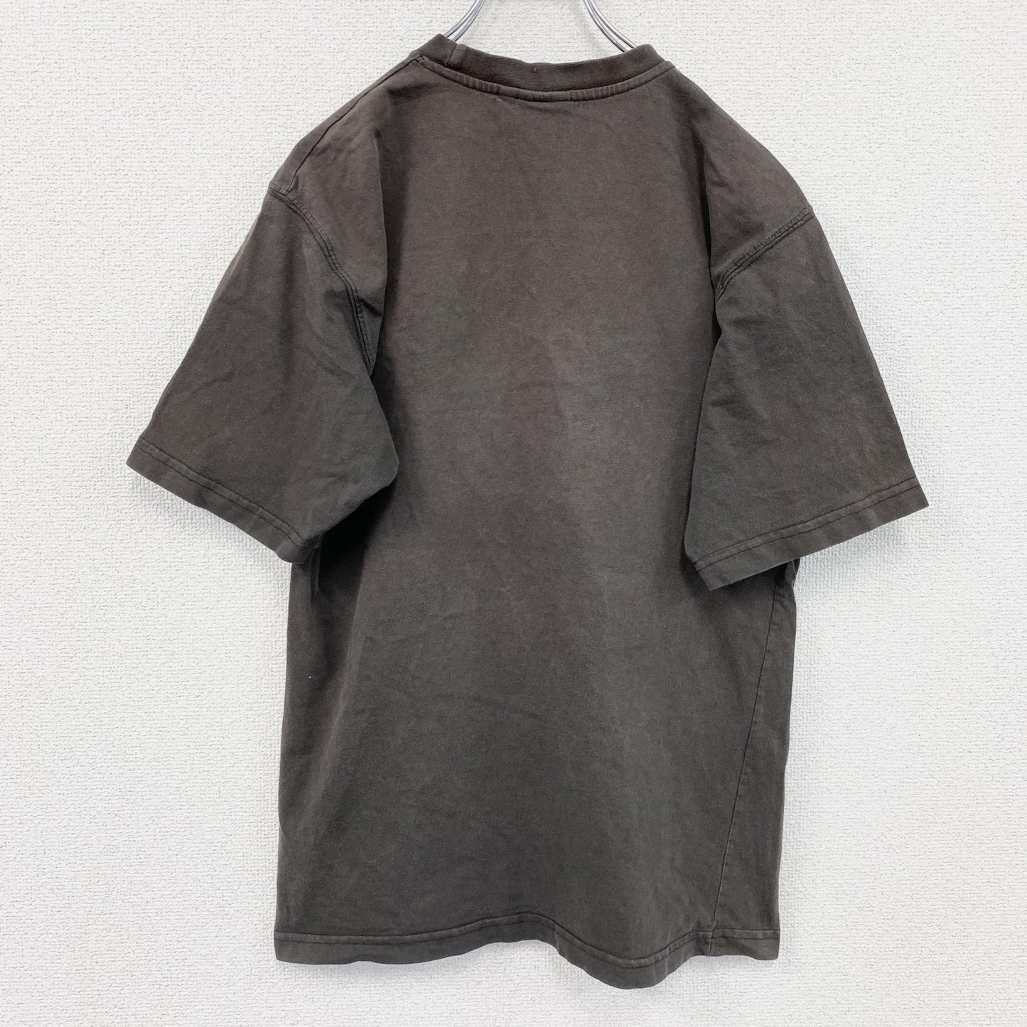 STAMINA　半袖プリントTシャツ　茶色　ブラウン　Sサイズ