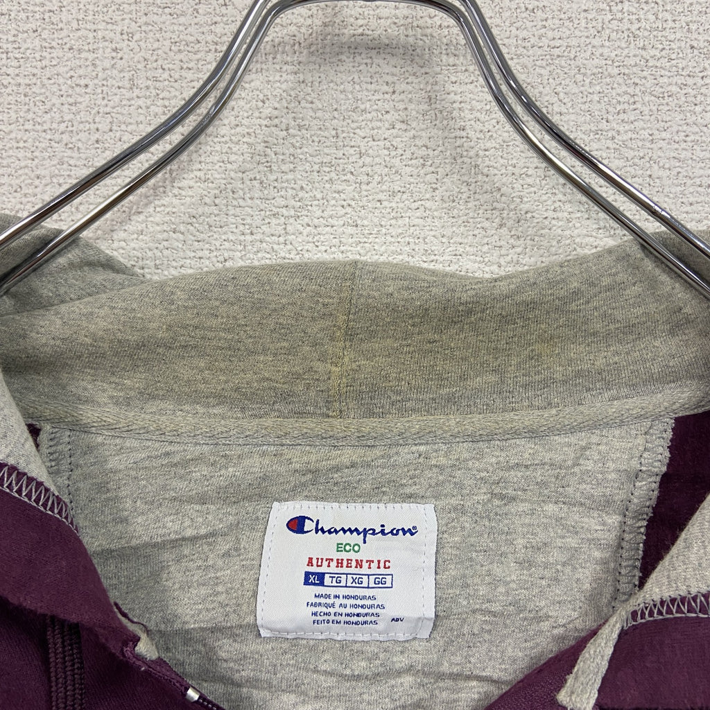 Champion　チャンピオン　フルジップパーカー　パーカー　赤　レッド　ワインレッド　XLサイズ