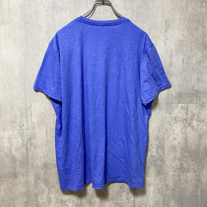 古着 used　Disney　ディズニー　半袖プリントTシャツ　青　Mickey　ミッキーマウス　アメリカンクラシック
