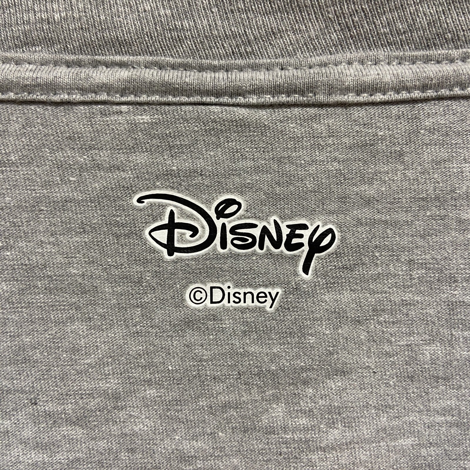 古着 used　Disney　ディズニー　Mickey　ミッキー　半袖プリントTシャツ　グレー　アメリカ　オーバーサイズ