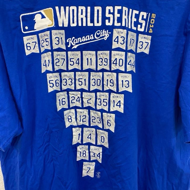 NIKE　ナイキ　MLB　ロイヤルズ　半袖プリントTシャツ　青　ブルー　XLサイズ