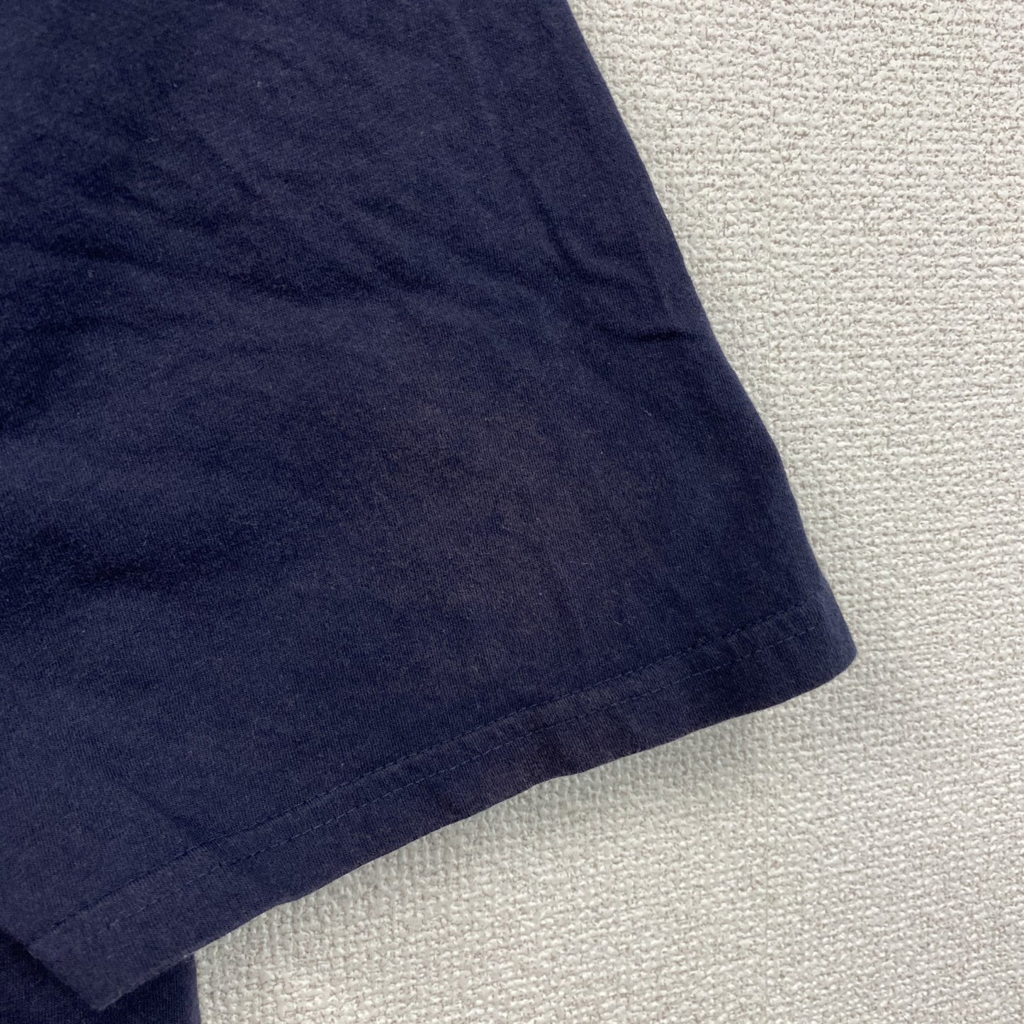 00s　JERZEES　ジャージーズ　半袖プリントTシャツ　ヴィンテージ　紺　ネイビー　Lサイズ