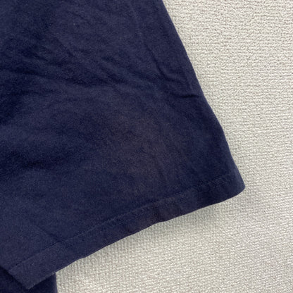 00s　JERZEES　ジャージーズ　半袖プリントTシャツ　ヴィンテージ　紺　ネイビー　Lサイズ