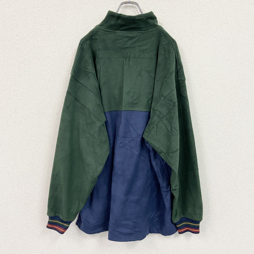 TOMMY HILFIGER　トミーヒルフィガー　プルオーバージャケット　ハーフジップ　バイカラー　Lサイズ